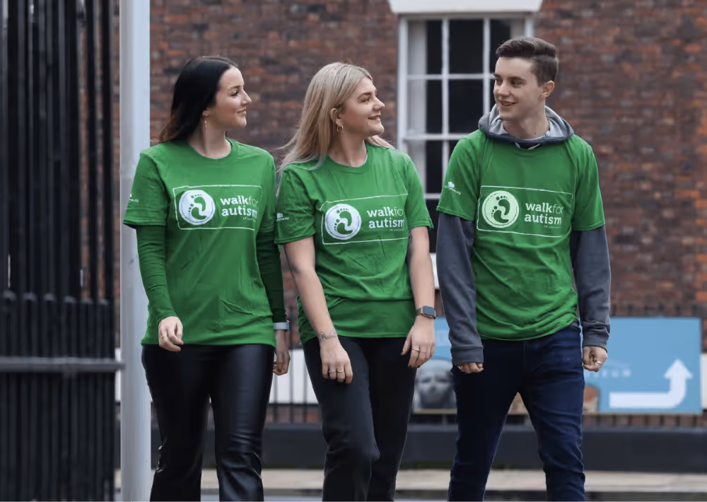Autism Initiatives support staff working with a service user