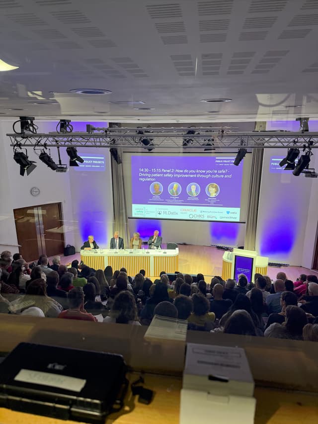 Panel discussion at patient safety forum