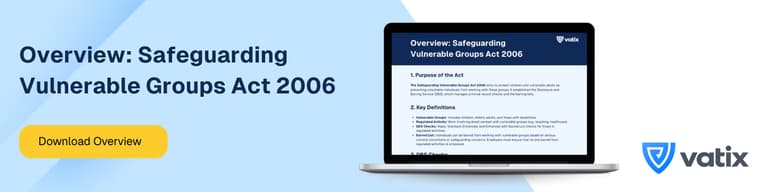 Download banner for safeguarding overview