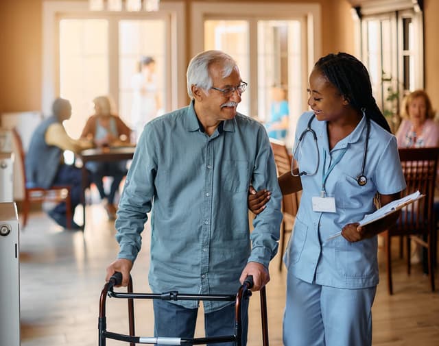 Carer preventing common care home incidents
