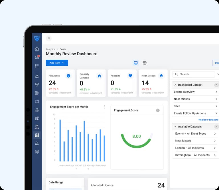 Vatix reporting dashboard