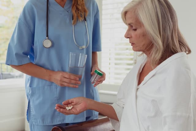 Nurse giving patient wrong medication dosage