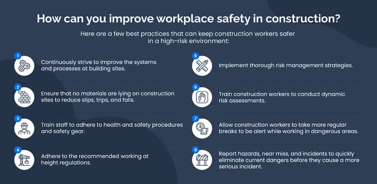 Workplace safety infographic