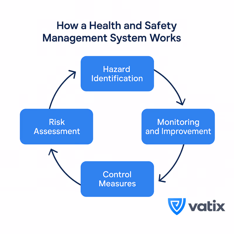 Health and Safety Management System Diagram