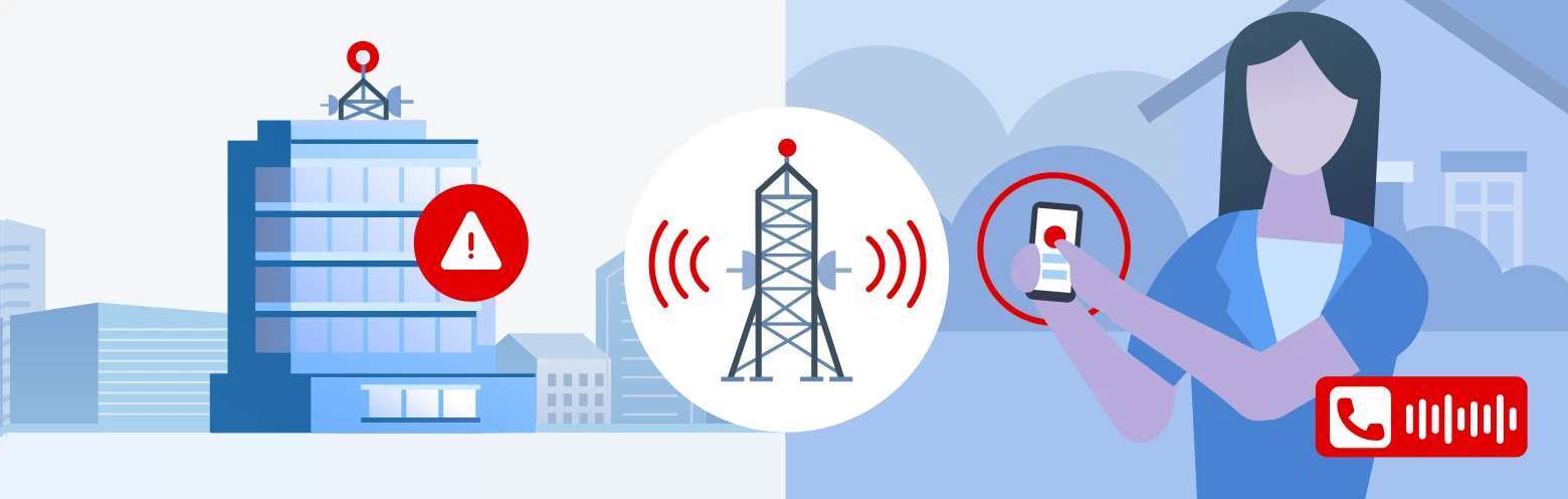 Any of your employees can raise the alarm using our safety devices or the lone worker safety app.
