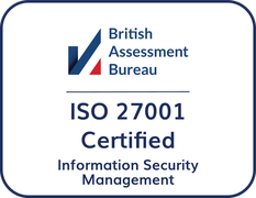 ISO 27001 certified by British Assessment Bureau